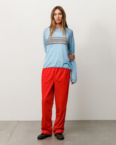 LIGHTWEIGHT STRIPED SWEATER