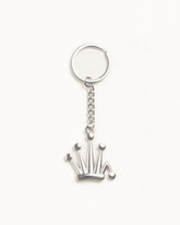 METAL BENT CROWN KEYCHAIN