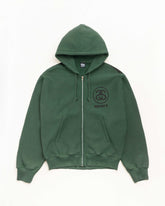 LINK SPORT ZIP HOODIE GARMENT DYED