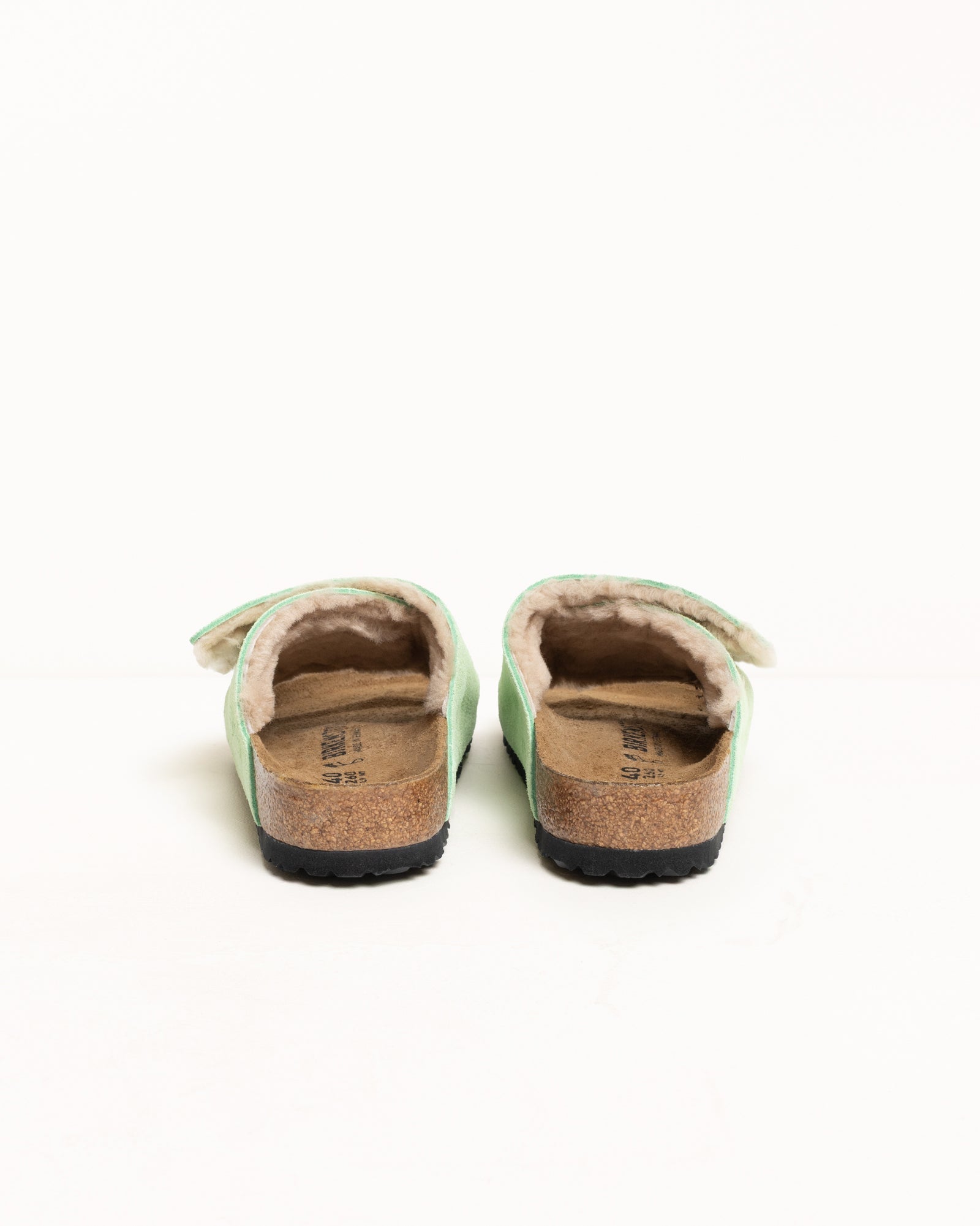 STÜSSY & BIRKENSTOCK SOLANA SHEARLING SLIDE