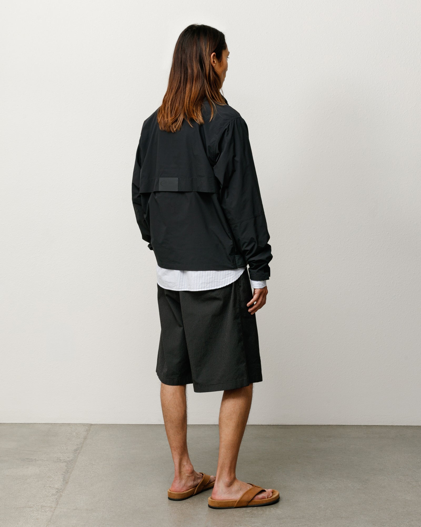 BAGGY SEERSUCKER BEACH SHORT