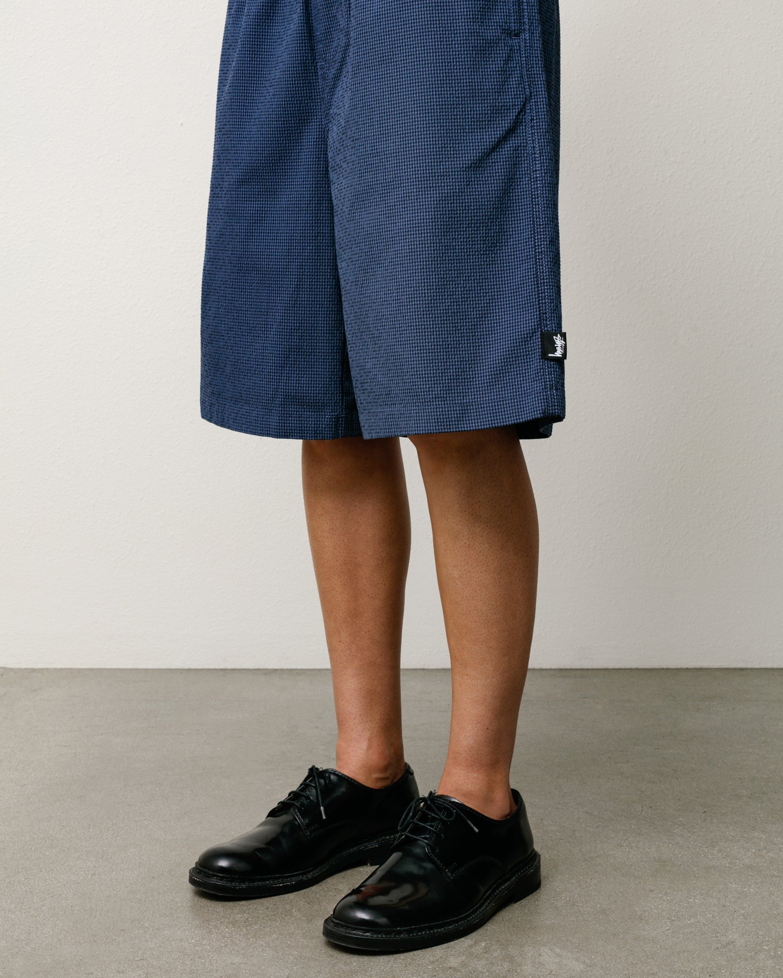 BAGGY SEERSUCKER BEACH SHORT