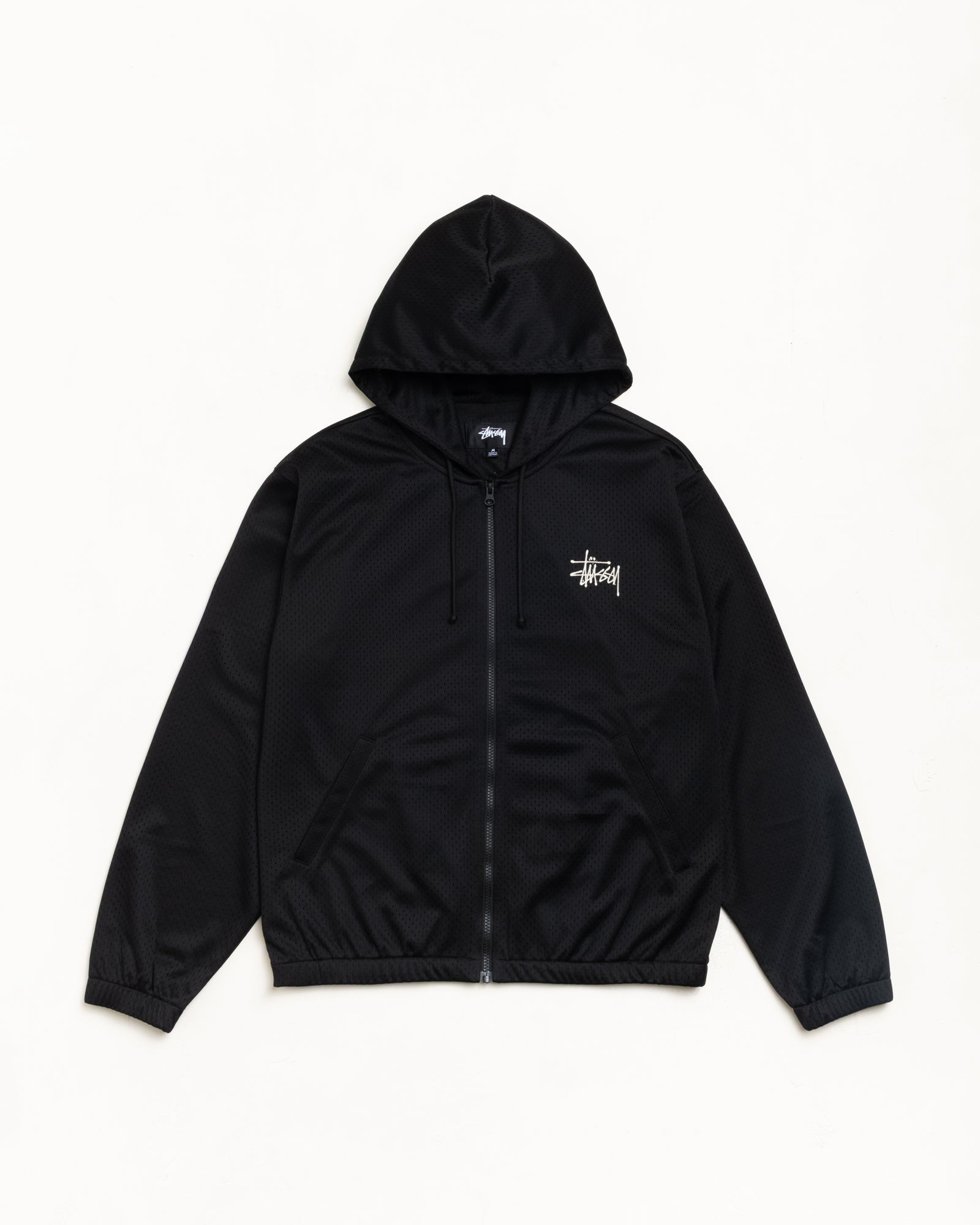 ATHLETIC MESH ZIP HOODIE