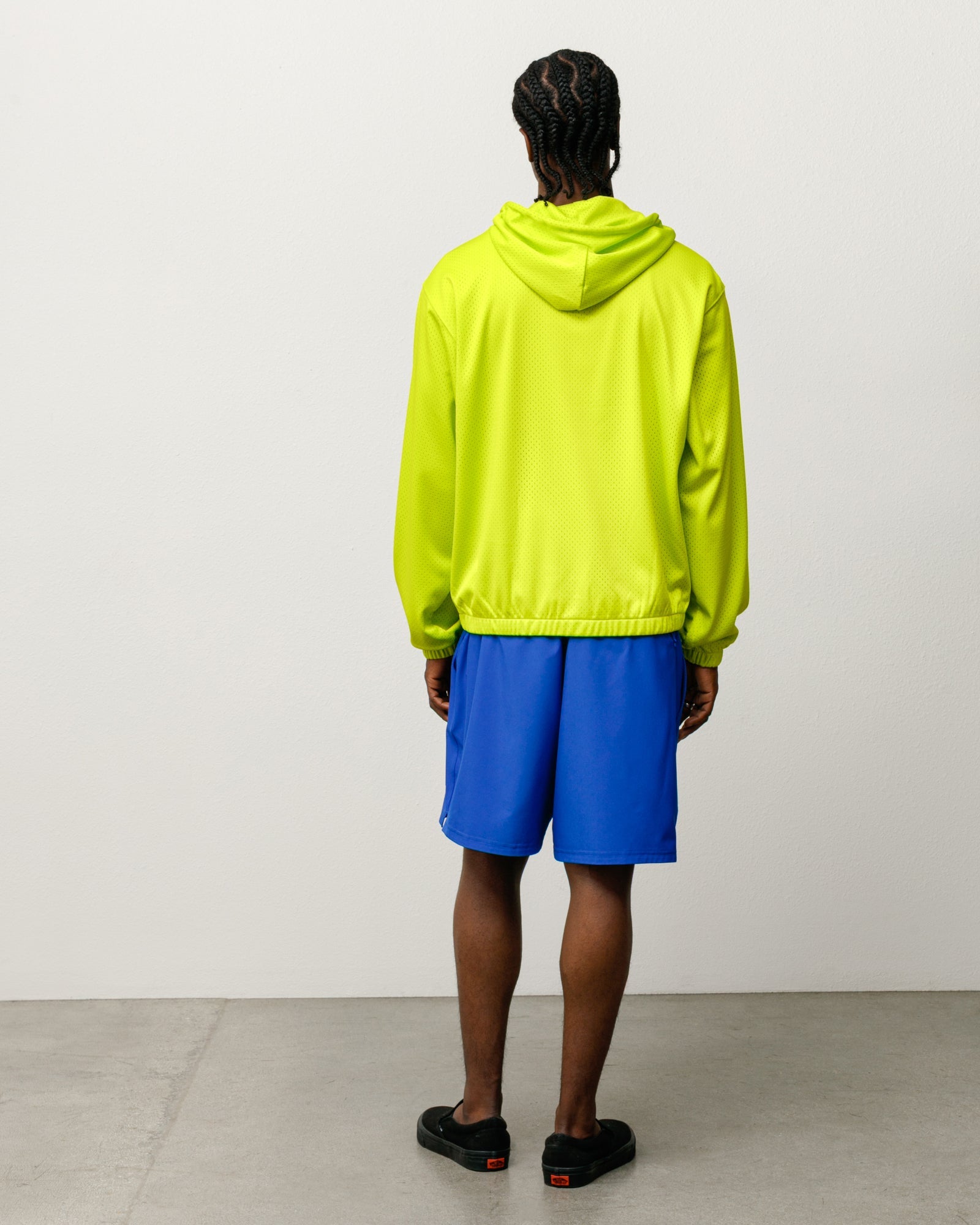 ATHLETIC MESH ZIP HOODIE