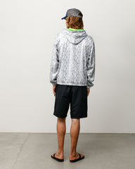 ATHLETIC MESH ZIP HOODIE