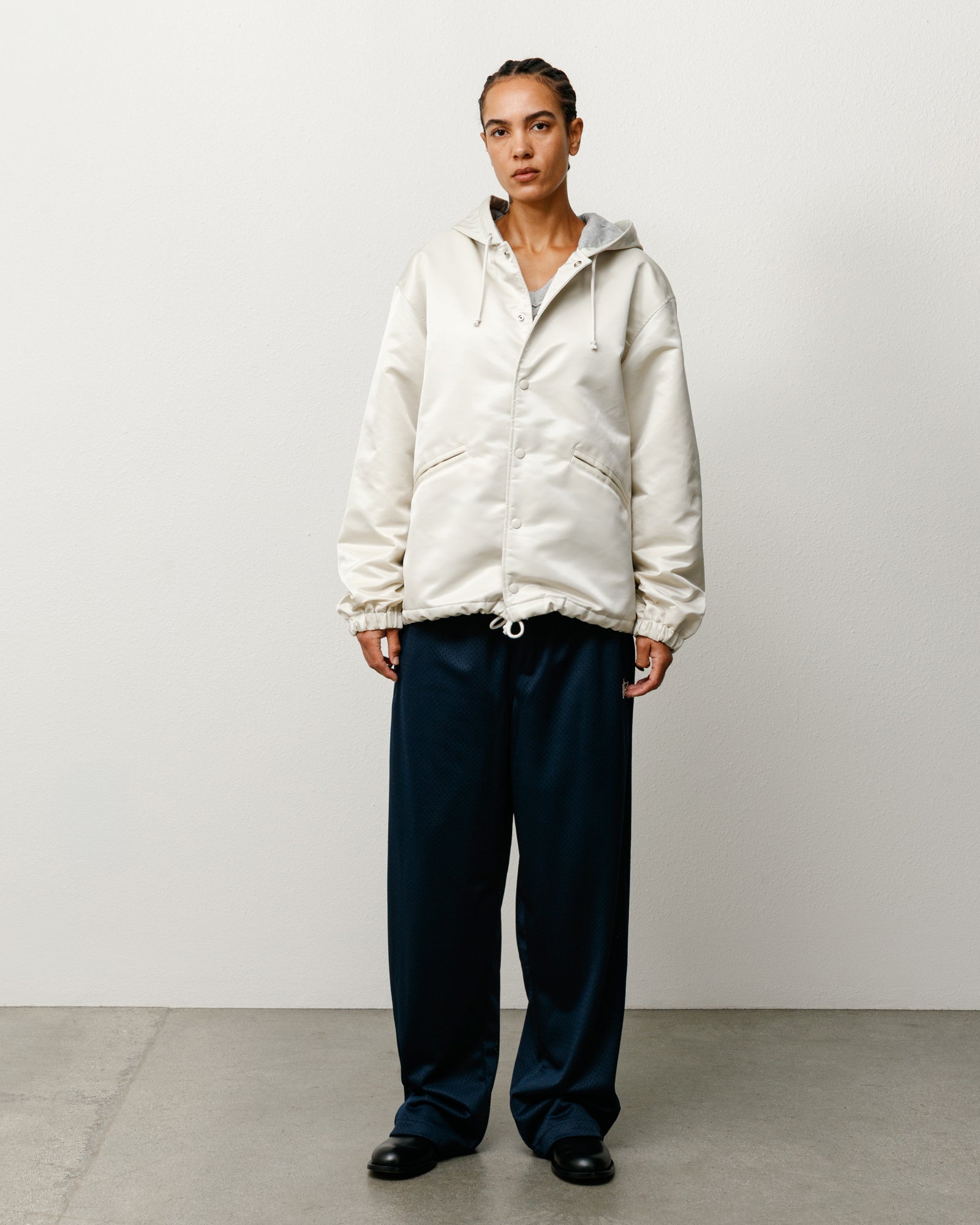 HOODED COACHES JACKET