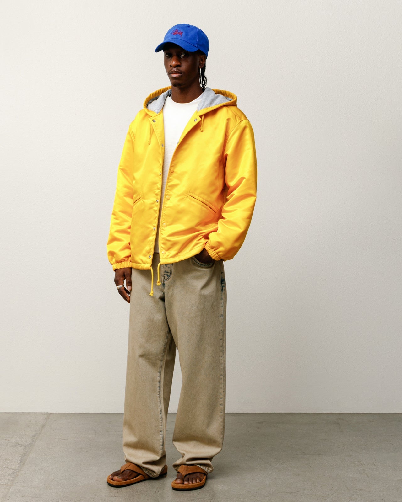 HOODED COACHES JACKET