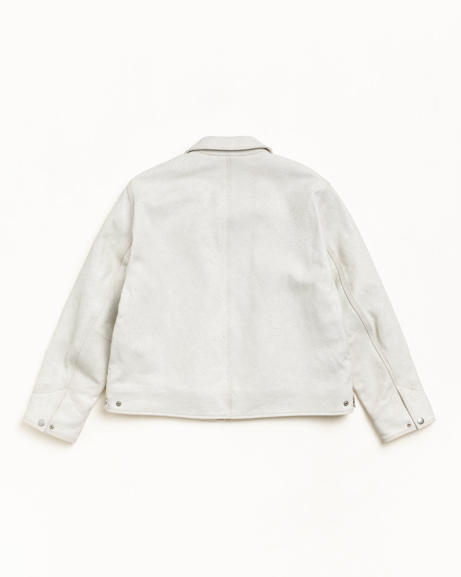 GARAGE JACKET CRACKED LEATHER