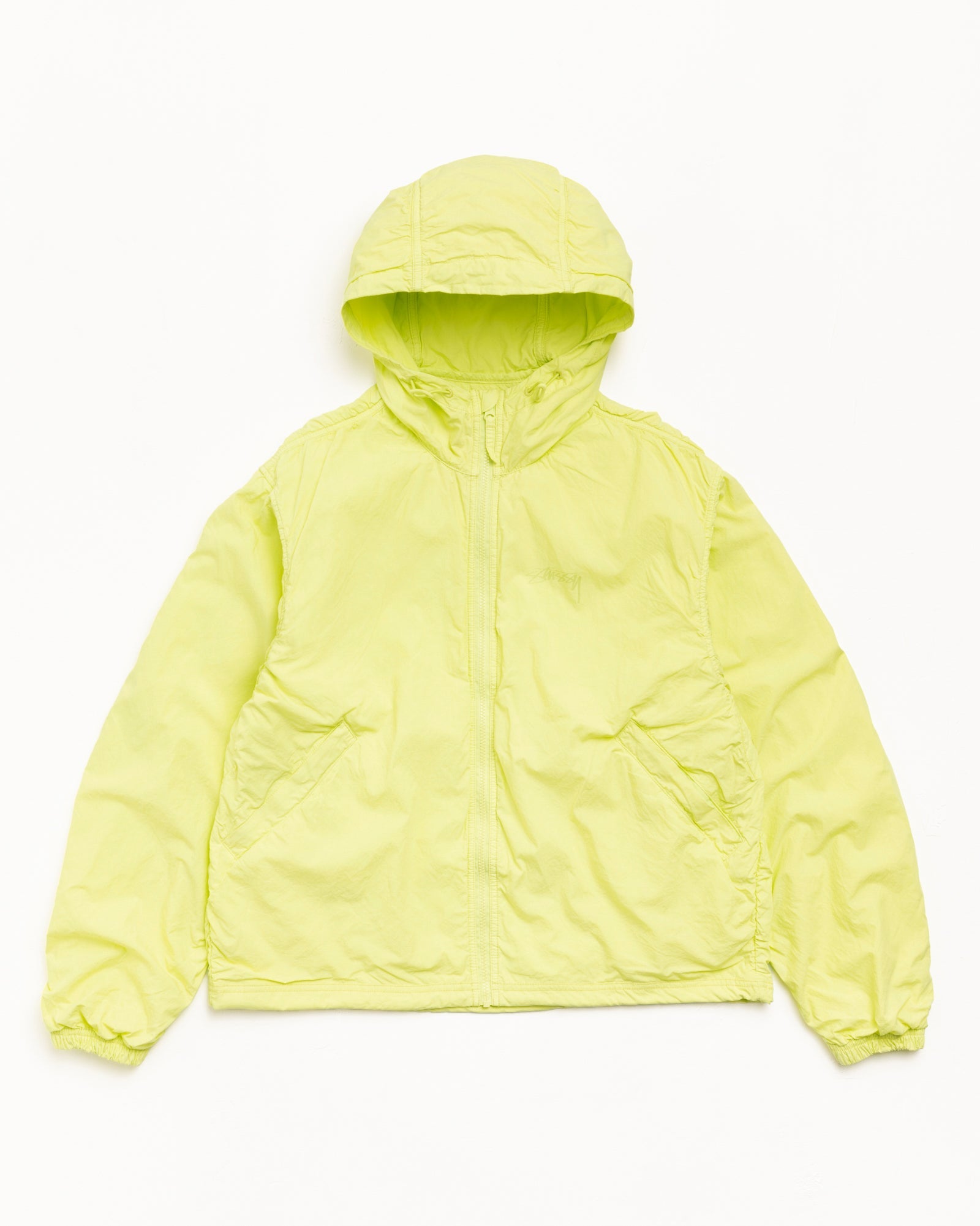 DOUBLE COTTON HOODED JACKET