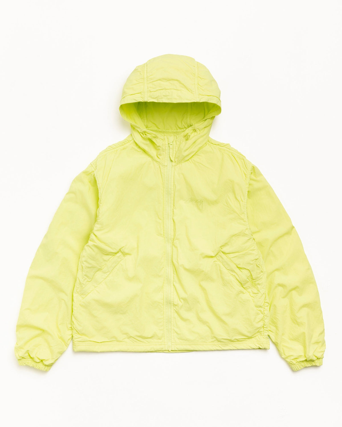 DOUBLE COTTON HOODED JACKET