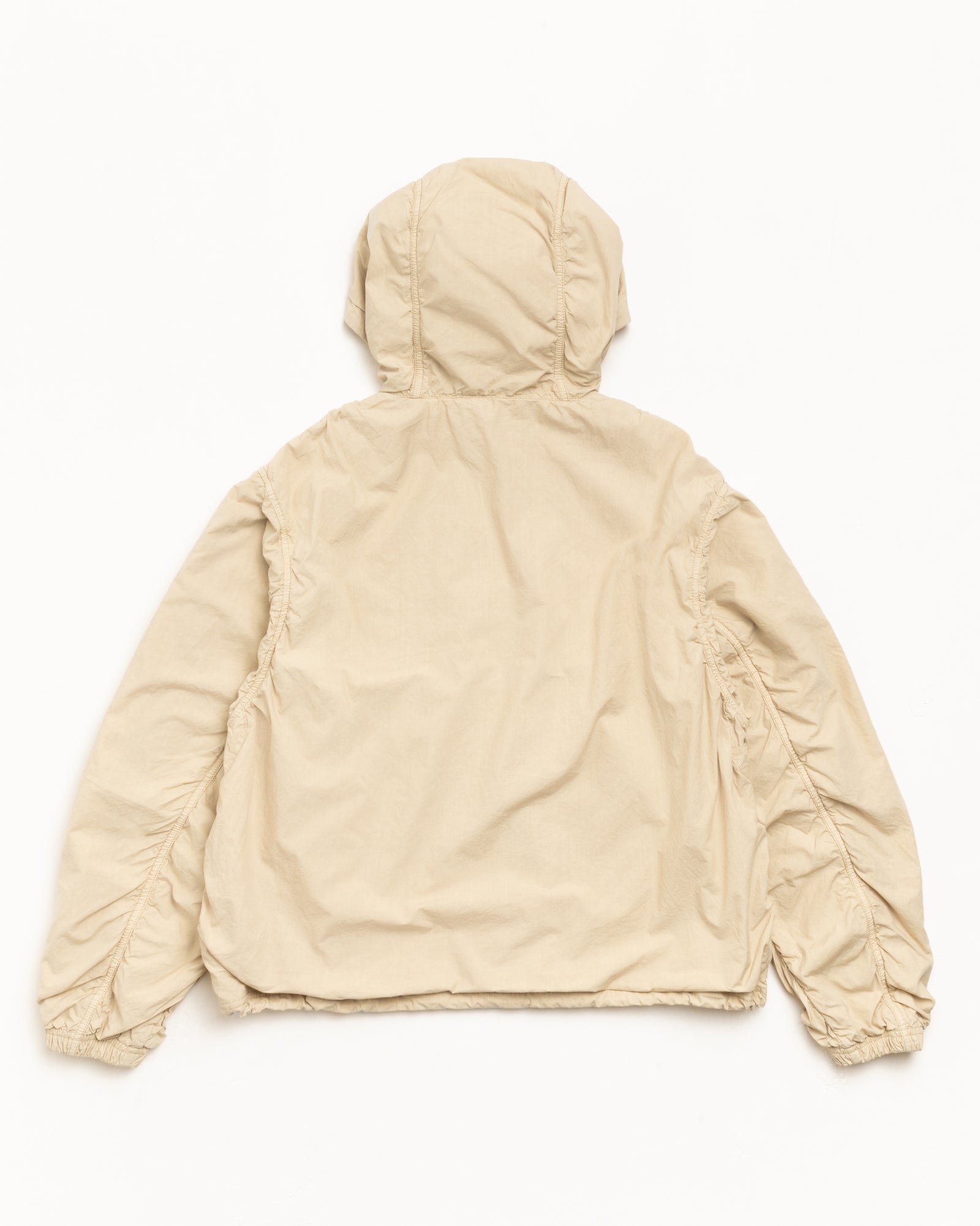 DOUBLE COTTON HOODED JACKET