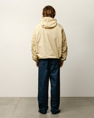 DOUBLE COTTON HOODED JACKET
