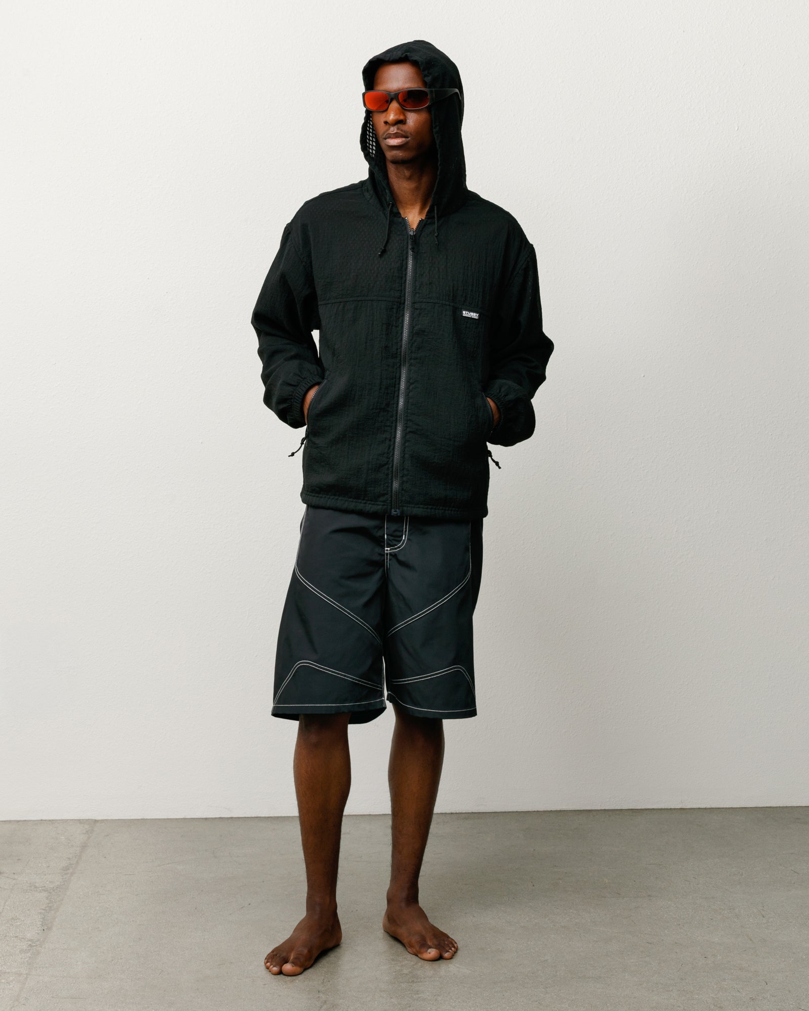 LAYERED MESH REVERSIBLE JACKET