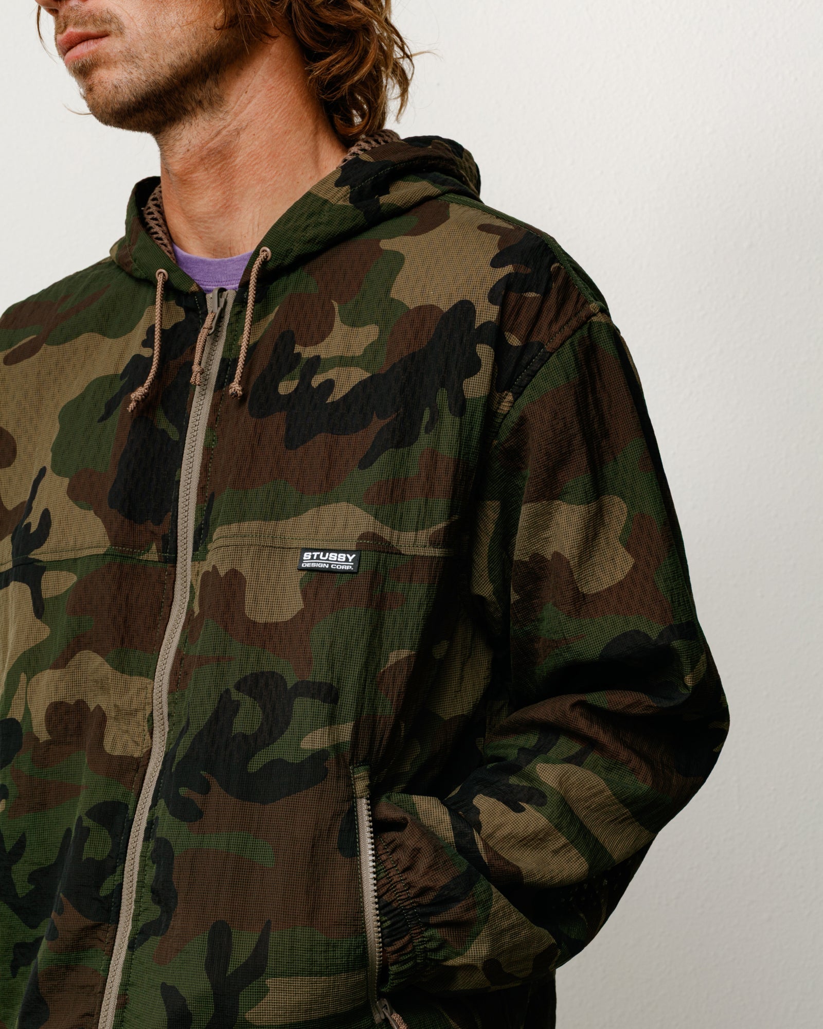 LAYERED MESH REVERSIBLE JACKET