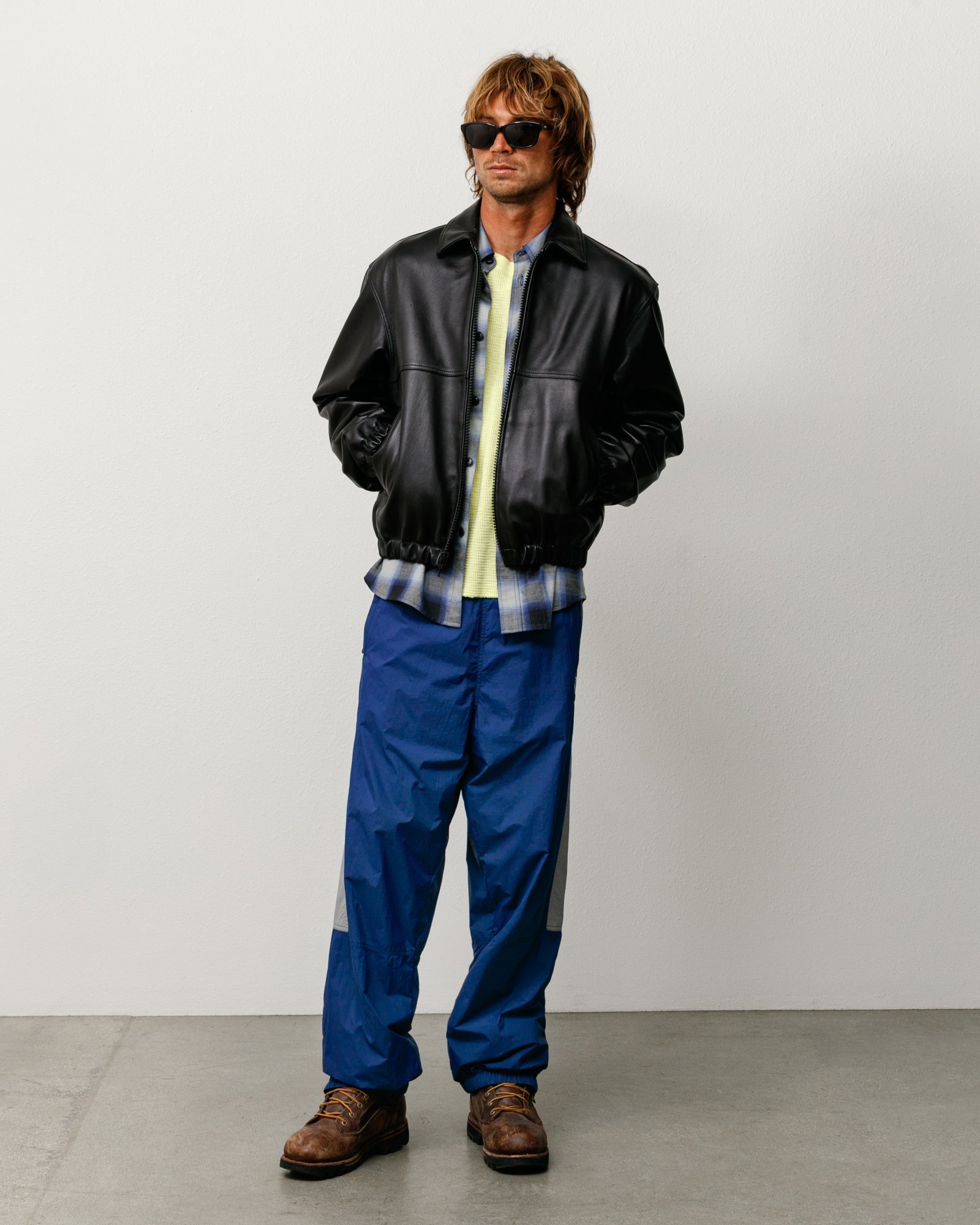 LEATHER WORK JACKET