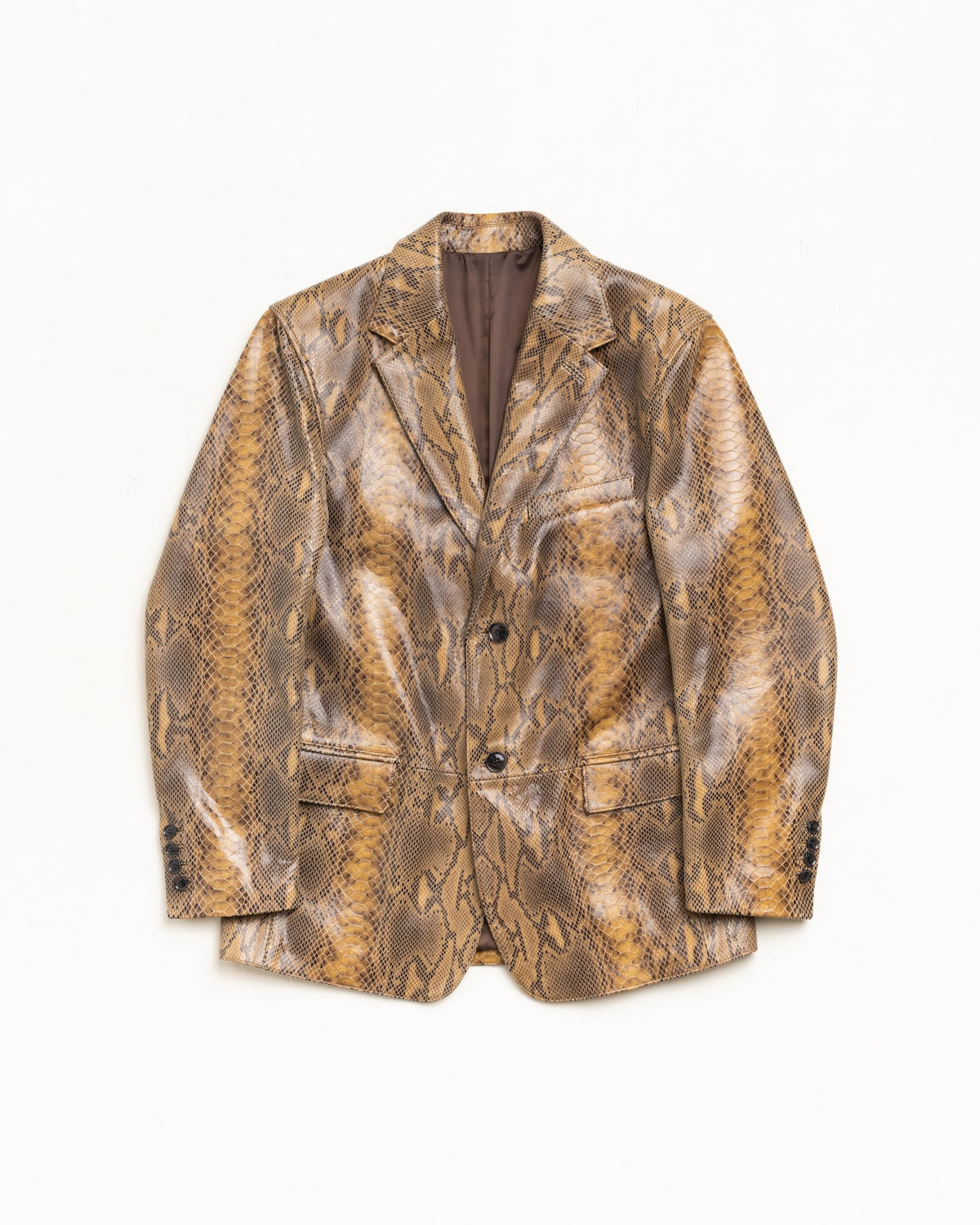 LEATHER BLAZER
