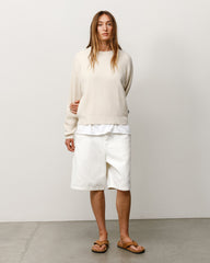 WAFFLE CASHMERE SWEATER