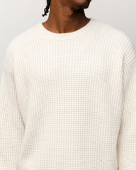 WAFFLE CASHMERE SWEATER