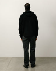 TEXTURED ZIP HOODED SWEATER