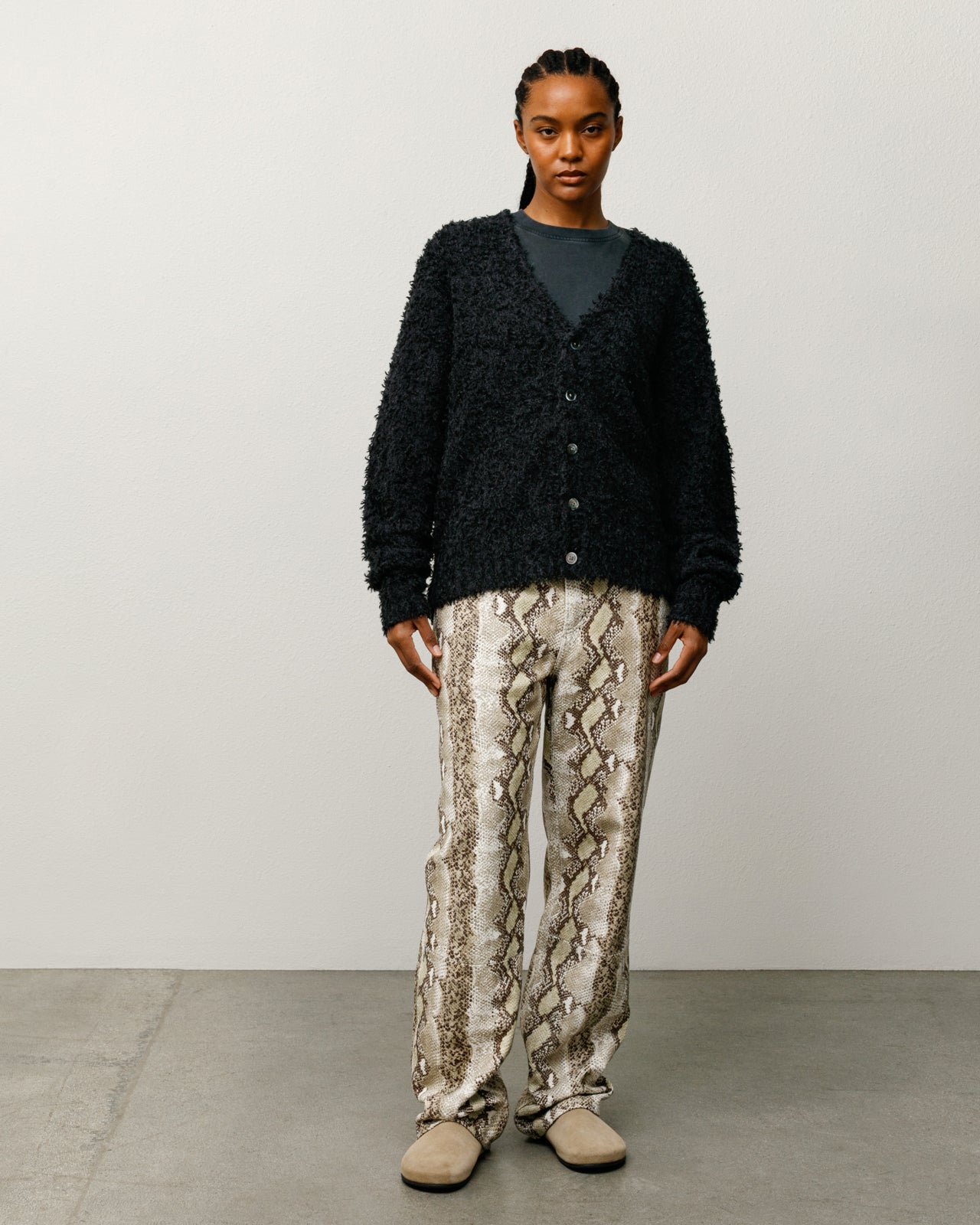 TEXTURED CARDIGAN
