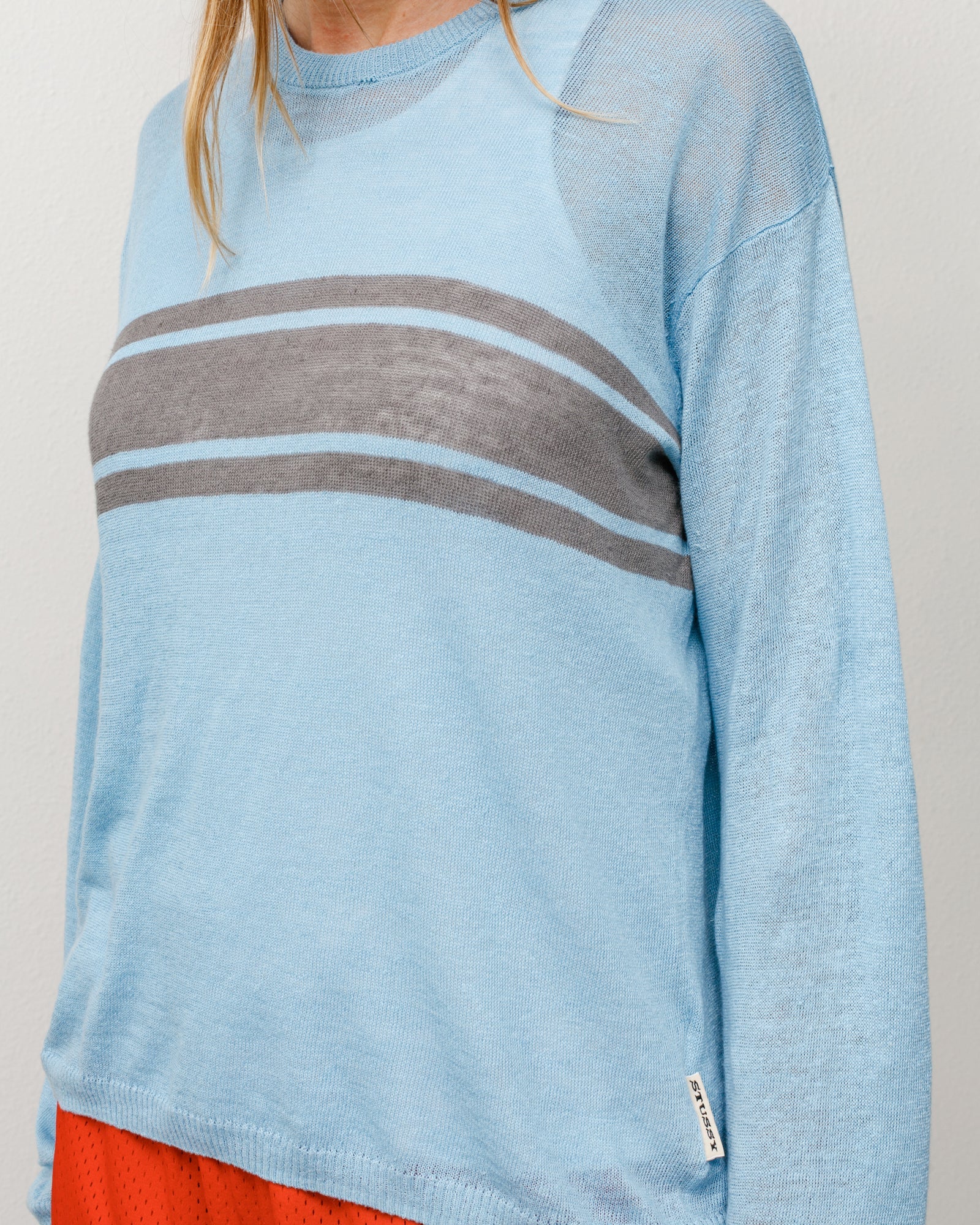 LIGHTWEIGHT STRIPED SWEATER