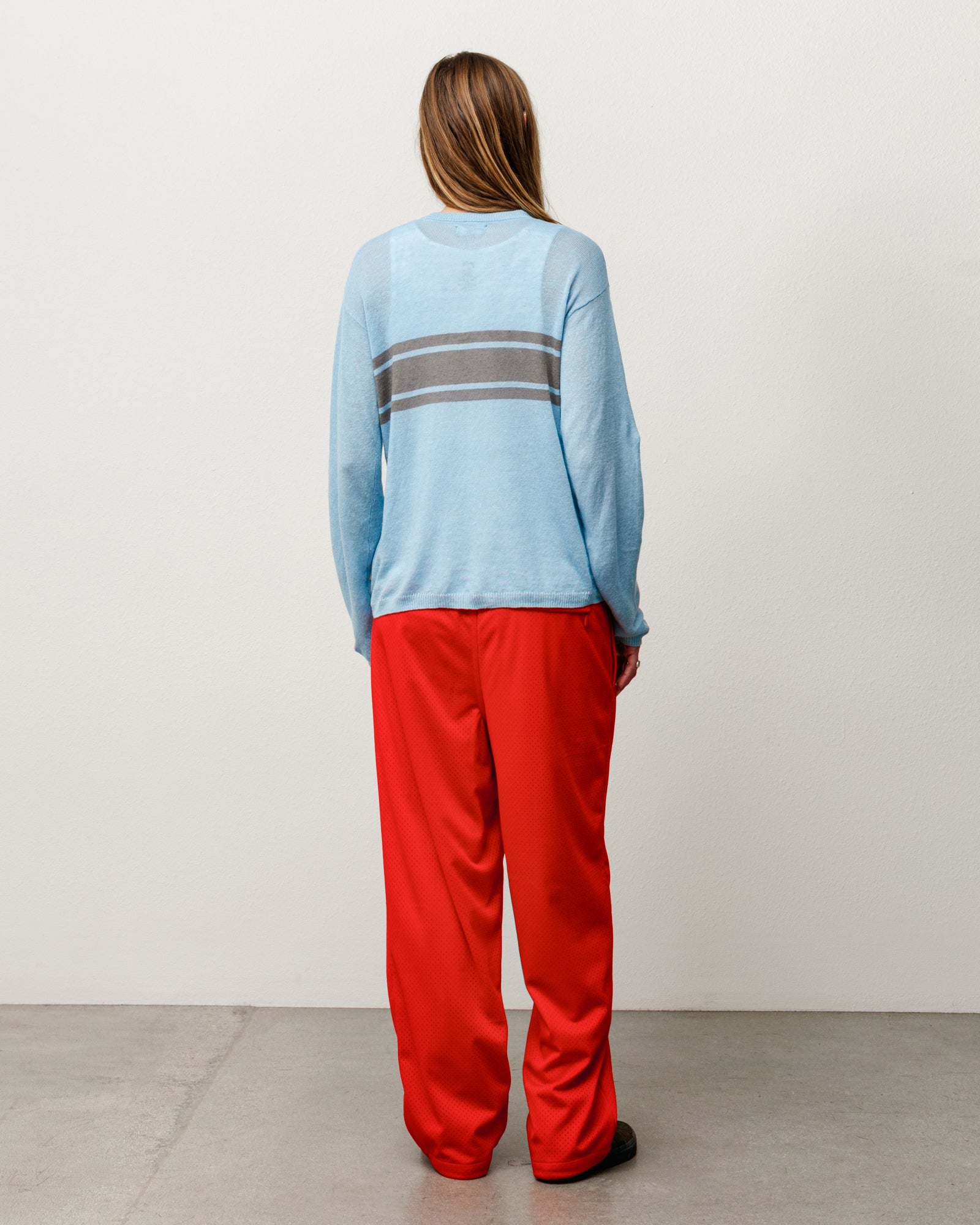 LIGHTWEIGHT STRIPED SWEATER