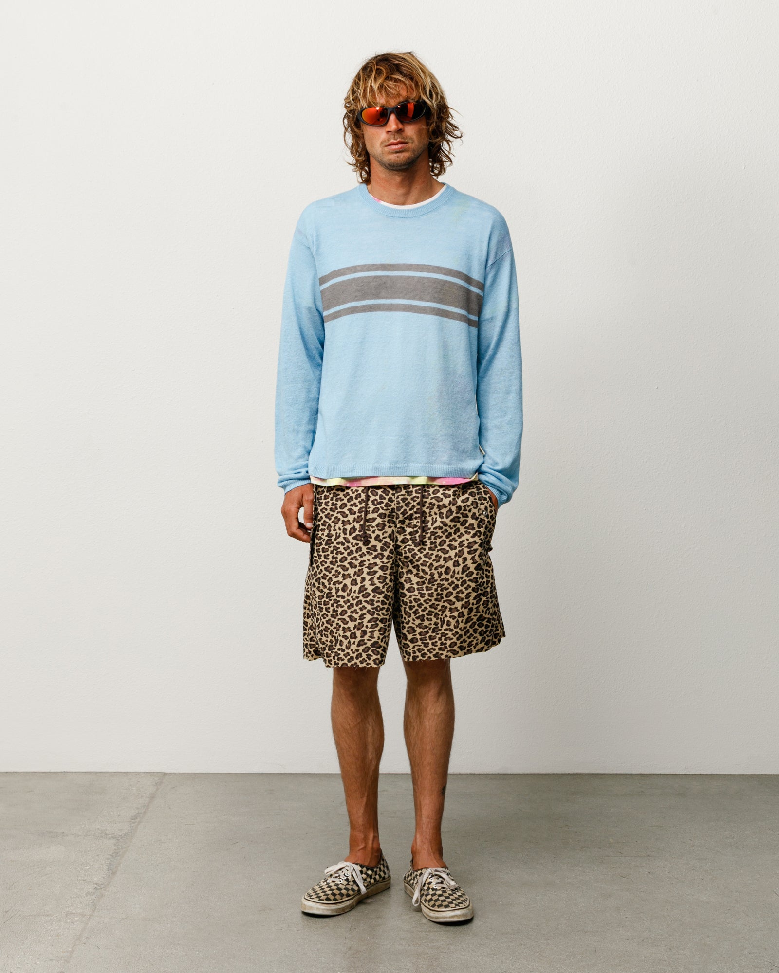 LIGHTWEIGHT STRIPED SWEATER