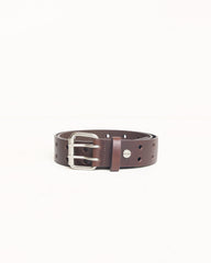 PUNCH OUT LEATHER BELT