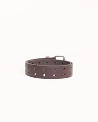 PUNCH OUT LEATHER BELT