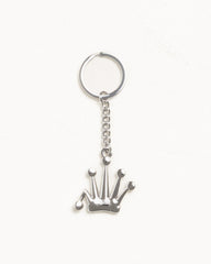 METAL BENT CROWN KEYCHAIN