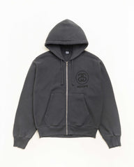 LINK SPORT ZIP HOODIE GARMENT DYED